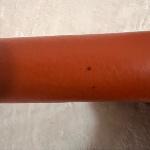 Michael Kors Jet Set Orange Leather Zip Around Wallet - Picture 7 of 7